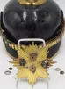 Saxon 12th Reserve Train Abteilung Officer Pickelhaube Visuel 11